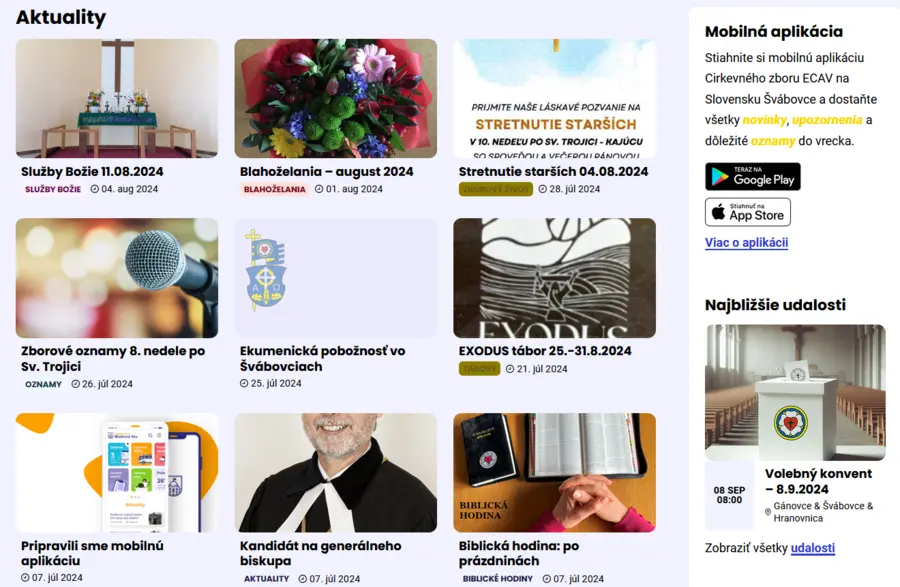 NOVÁ WEBOVÁ STRÁNKA
